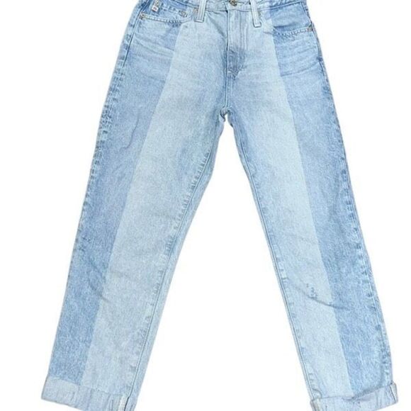 AG ADRIANO GOLDSCHMIED THE PHOEBE VINTAGE HIGH WAISTED BAGGY FIT Jeans 25 - Picture 1 of 4